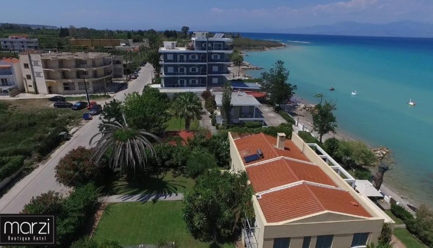 Marzi Boutique Hotel - Νεράντζα Κορινθίας ✦ -20% ✦ 2 Ημέρες (1 Διανυκτέρευση) ✦ 2 άτομα ✦ 8 ✦ 01/06/2024 έως 30/06/2024 και 01/09/2024 έως 30/09/2024 ✦ Δωρεάν ξαπλώστρες στην παραλία!